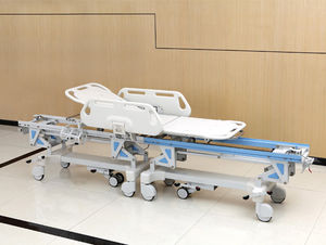 carro camilla para traslado de pacientes / manual / de altura variable / con superficie extraíble