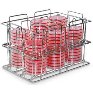 soporte de laboratorio para placas de Petri