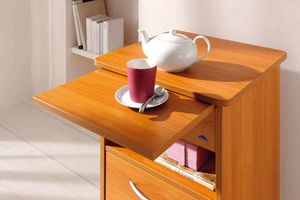 mesa de cabecera con bandeja de cama