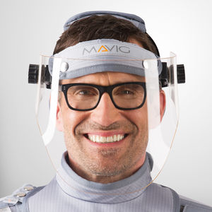 pantalla facial de protección radiológica