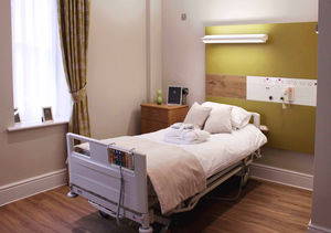 unidad médica de cabecera de pared