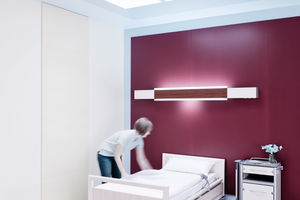 unidad médica de cabecera de pared