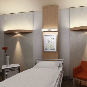 unidad médica de cabecera de pared