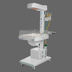 mesa de reanimación neonatal con altura regulable