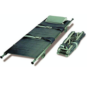 camillas de emergencia / plegables / con ruedas / de plástico
