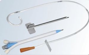 kit de instrumentos para drenaje suprapúbico