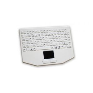 teclado médico con alfombrilla táctil