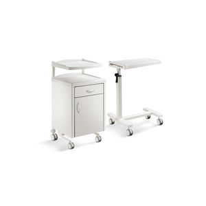 mesa de cabecera con ruedas