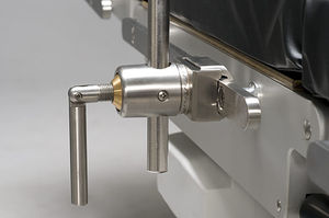 fijador para mesa de operaciones de acero inoxidable