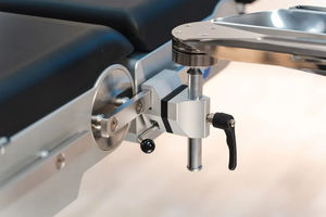 fijador para mesa de operaciones de acero inoxidable