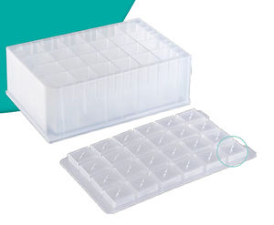 microplaca para almacenamiento de muestras / de 24 orificios