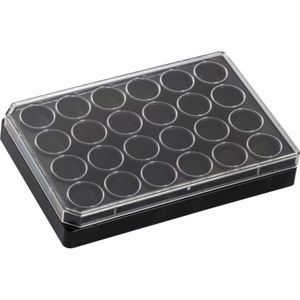 microplaca de cultivo celular / de cultivo tisular / de 24 orificios