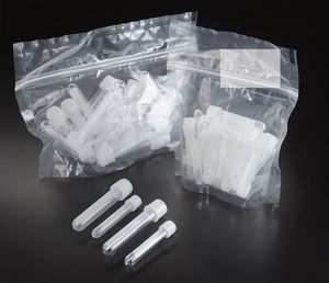 tubo de muestras de laboratorio / cilíndrico / de polipropileno / de poliestireno
