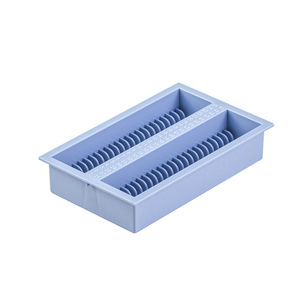 contenedor para portaobjetos de microscopio