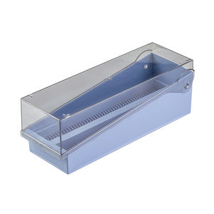 contenedor para portaobjetos de microscopio