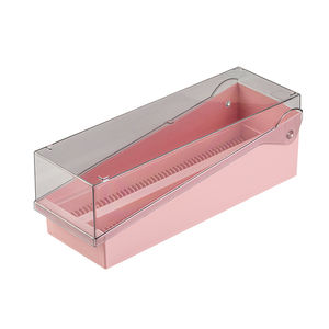 contenedor para portaobjetos de microscopio