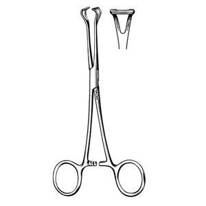 pinza veterinaria / quirúrgica / de agarre / de Babcock