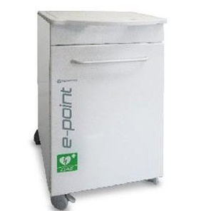 carro de emergencia / para desfibrilador / con cajón