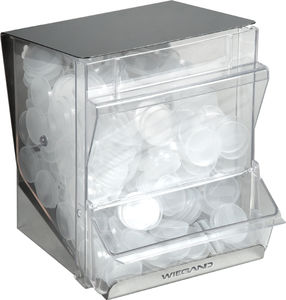 dispensador de tapas para vasos