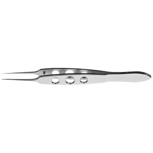 pinza para cirugía oftalmológica / de un solo uso / recta