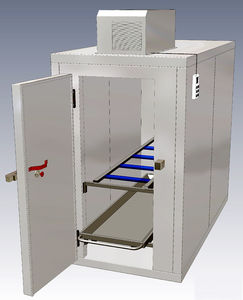 cámara mortuoria frigorífica para camillas mortuorias