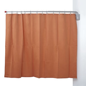biombo médico de pared / 1 panel / telescópico / con cortina