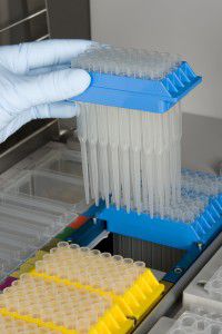 sistema de preparación de muestras automático