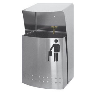 papelera de acero inoxidable
