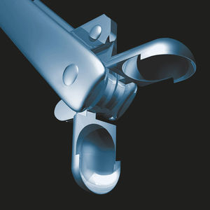 pinza para endoscopia / de biopsia endomiocárdica / de acero inoxidable