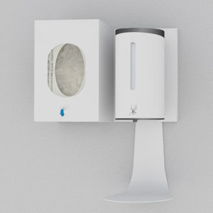 dispensador de solución hidroalcohólica de pared 1