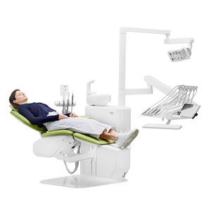 unidad dental con reposacabezas flexible