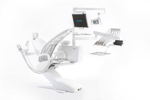 unidad dental con reposacabezas flexible