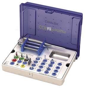 kit de instrumentos para implantología dental / para cirugía dental