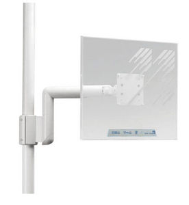 brazo para monitor montado en barra