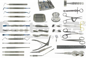 kit de instrumentos para implantología dental 1