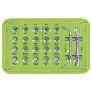 kit de instrumentos para implantología dental