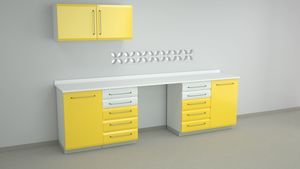 conjunto de muebles de distribución