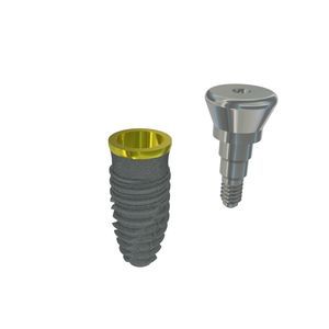 implante dental cilíndrico cónico