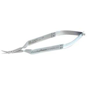 Tijera Dental Goldman Fox Curvada 13 Cm - Para Cirugía, Tejido Blando, Uso Veterinario