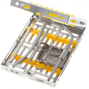 kit de instrumentos para implantología dental