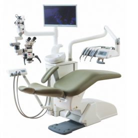 unidad dental con monitor