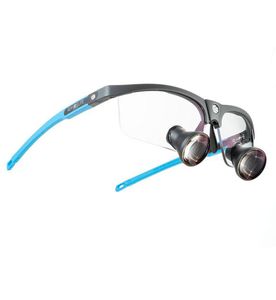 lupa binocular con montura de gafas