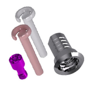 kit de pilares para implantes de titanio