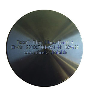 material dental de titanio / para inlays dentales / para onlays dentales / para corona