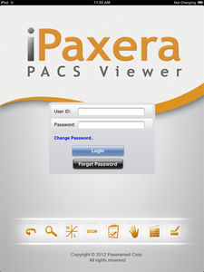 aplicación para iOS para PACS