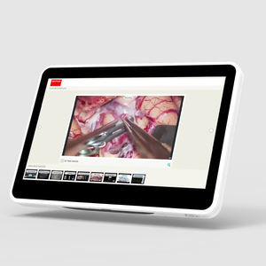 terminal multimedia del paciente táctil