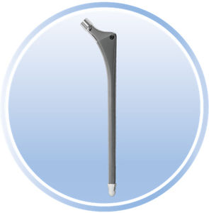 vástago femoral de revisión