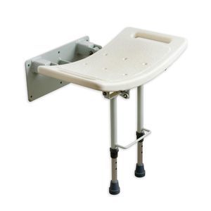 asiento de ducha de plástico