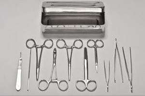 kit de instrumentos para cirugía menor