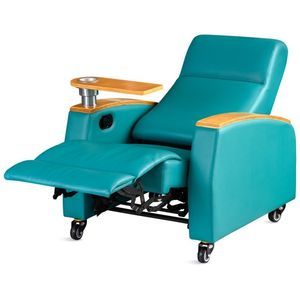 sillón para extracción de sangre de flebotomía